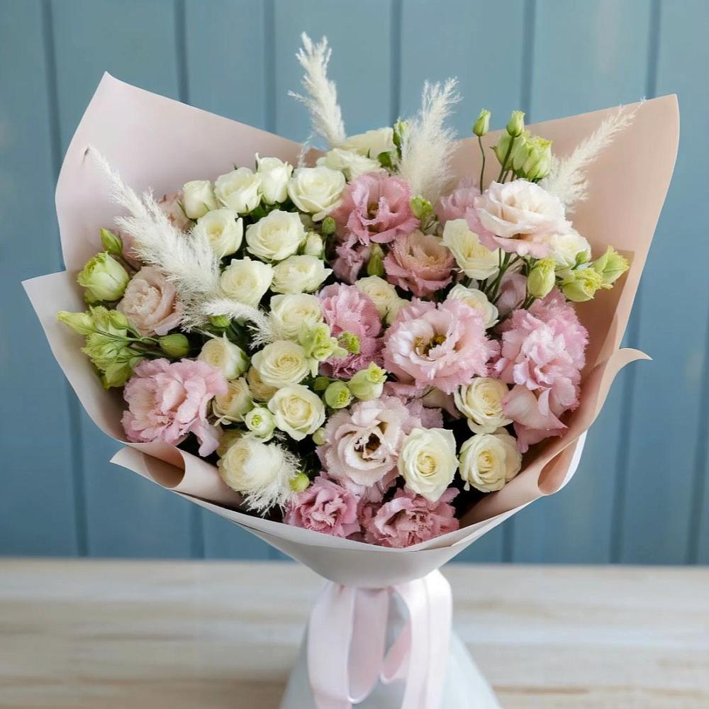 Букет цветов из: Альстромерии и Розы в Арчединской