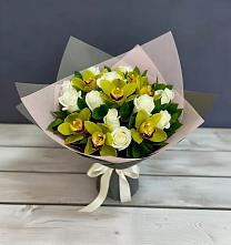 Букет цветов из:  Орхидеи и Розы в Арчединской