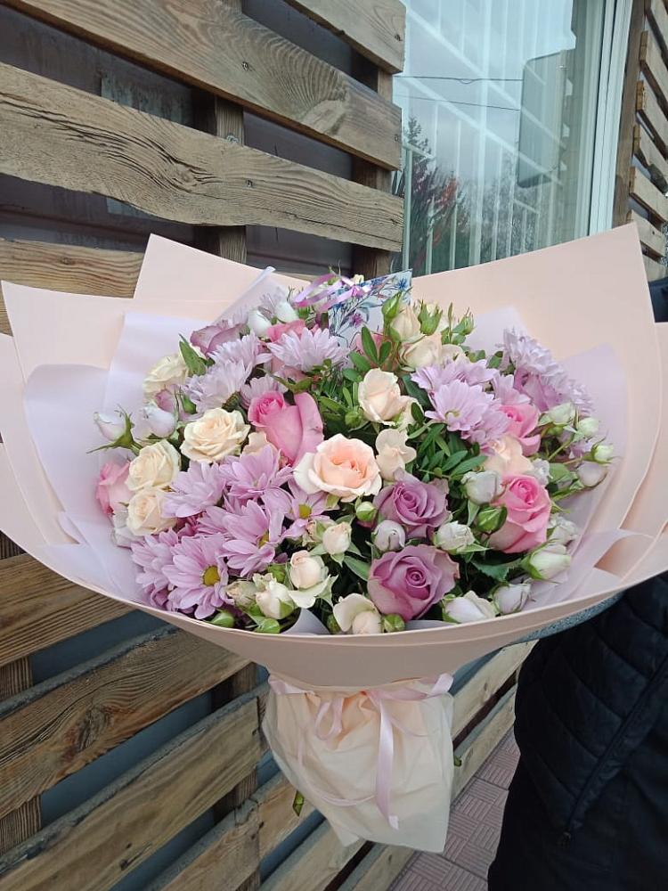 Букет цветов из: Розы и Хризантемы в Арчединской