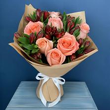 Букет цветов из:  Розы и Альстромерии в Арчединской