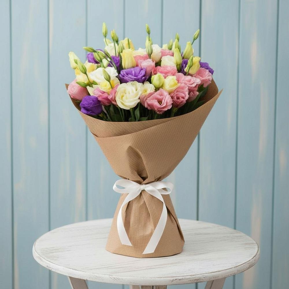 Букет цветов из: Лизиантусы в Арчединской