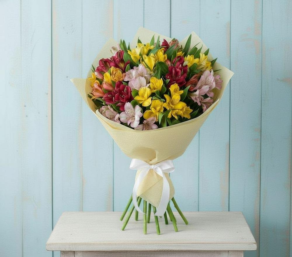 Букет цветов из: Альстромерии в Арчединской