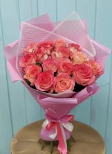 Букет 15 Розовых роз Равель в Арчединской