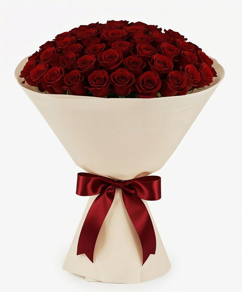 Букет 101 Бордовая роза Блэк Бакарра в Арчединской