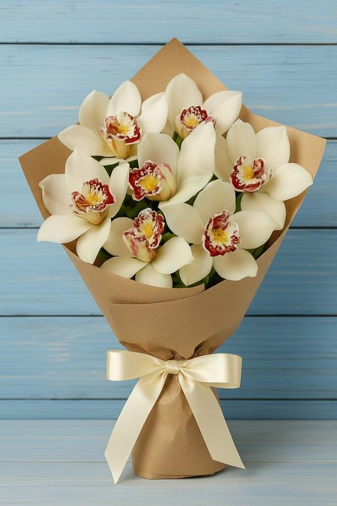 Букет цветов из: Орхидеи и Розы в Арчединской