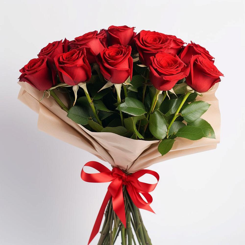 Букет 11 Красных роз Эдлесс Лав в Арчединской