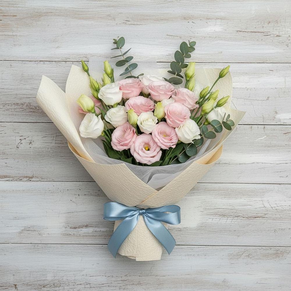 Букет цветов из: Лизиантусы в Арчединской